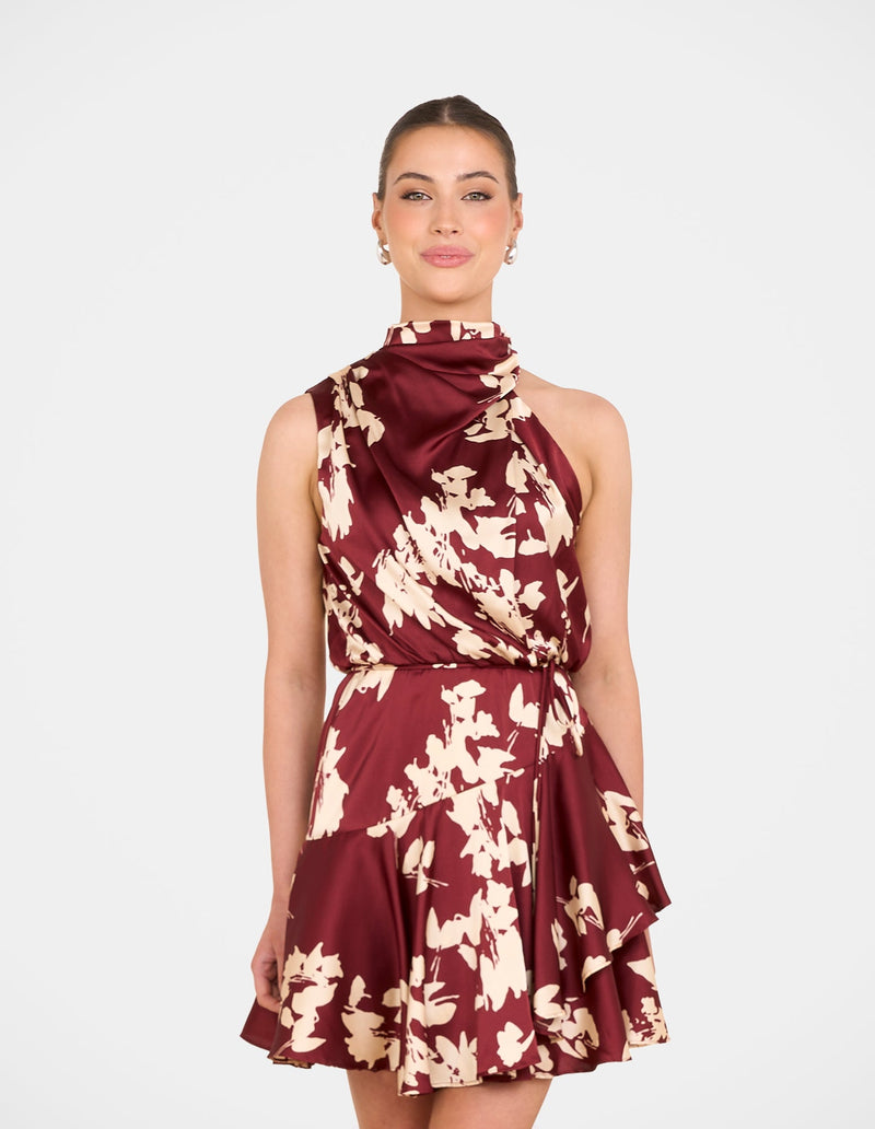 Isadora Frill Hem Mini Dress