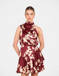Isadora Frill Hem Mini Dress
