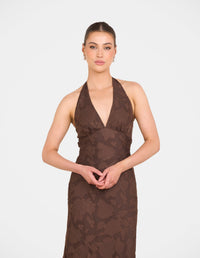 Quinn V-neck Maxi Dress