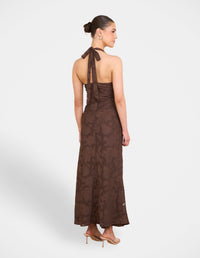 Quinn V-neck Maxi Dress