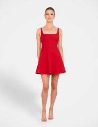 Simone Square Neck Mini Dress