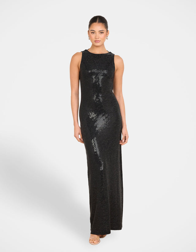 Yazmin Cowl Back Gown