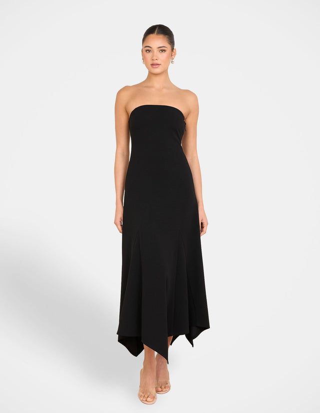 Belize Strapless Midi Dress