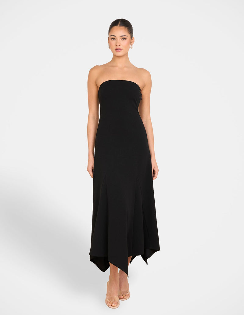 Belize Strapless Midi Dress