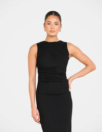 Frika Wrap Detail Maxi Dress