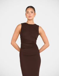 Frika Wrap Detail Maxi Dress