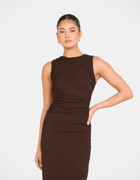 Frika Wrap Detail Maxi Dress