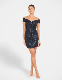 Nat Off Shoulder Mini Dress