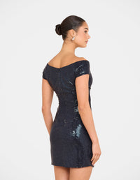 Nat Off Shoulder Mini Dress