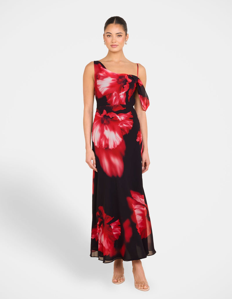 Oscar Cowl Neck Maxi Dress