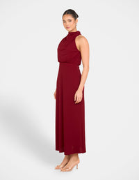 Billie High Neck Cowl Dress