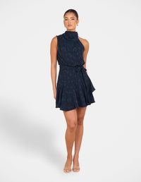 Paloma Cowl Neck Mini Dress