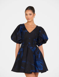 Sai Puff Sleeve Mini Dress