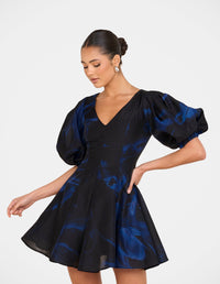 Sai Puff Sleeve Mini Dress
