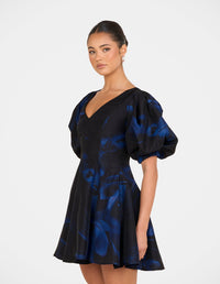 Sai Puff Sleeve Mini Dress