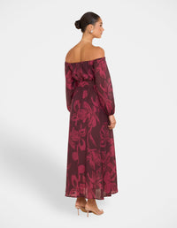 Skylar Off Shoulder Maxi Dress