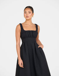 Idol A-line Midi Dress