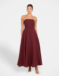 Ita Strapless Midi Dress