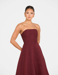 Ita Strapless Midi Dress