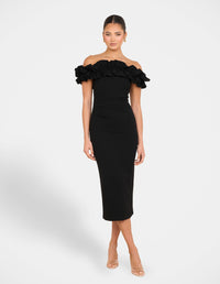 Corey Off Shoulder Midi Dress