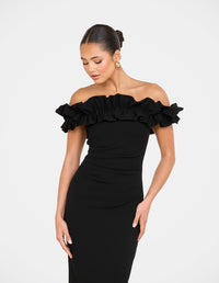 Corey Off Shoulder Midi Dress