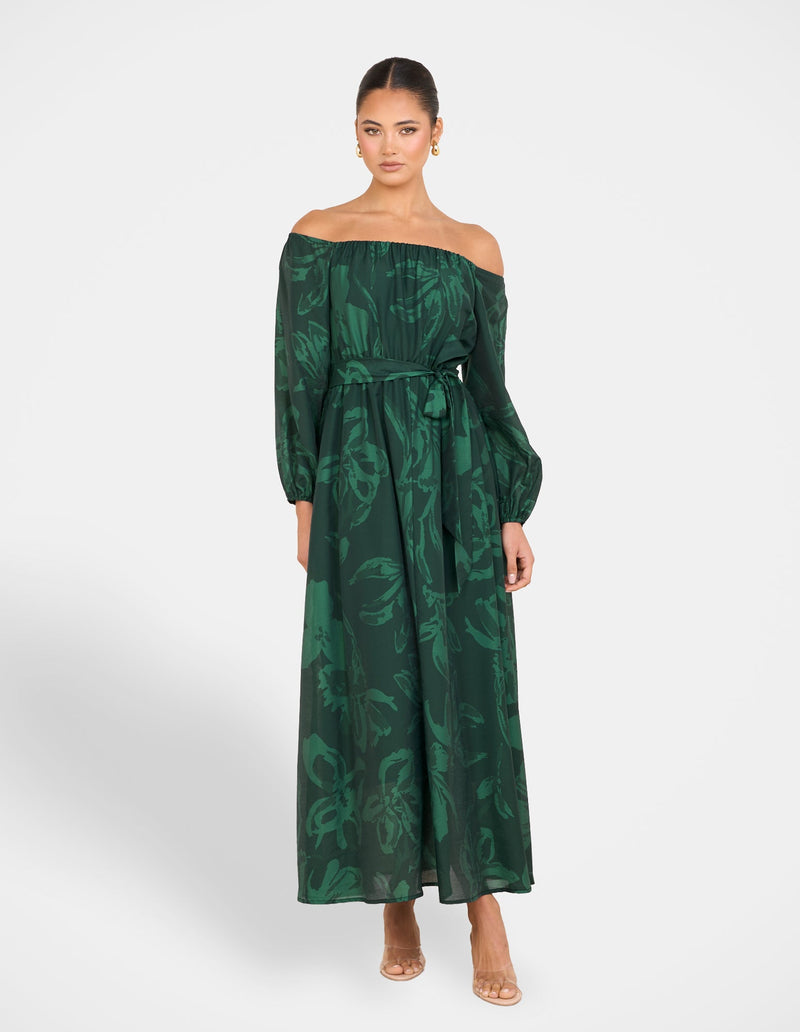 Tamra Off Shoulder Maxi Dress