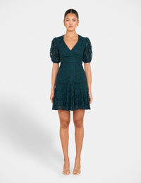 Ellaria Puff Sleeve Mini Dress