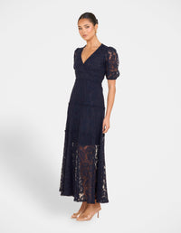 Elphava Puff Sleeve  Dress