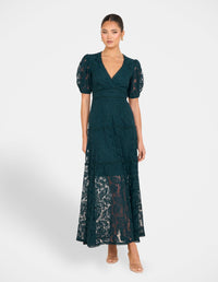 Elphava Puff Sleeve  Dress