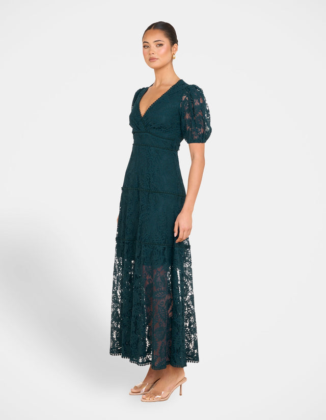 Elphava Puff Sleeve  Dress