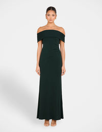 Barb Off Shoulder Gown