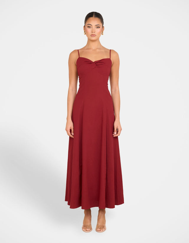 Layla Twist Front Maxi Dress