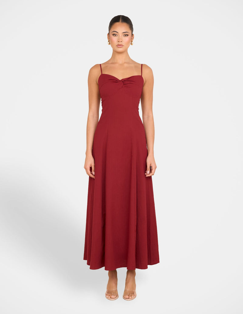 Layla Twist Front Maxi Dress