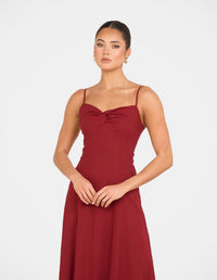 Layla Twist Front Maxi Dress