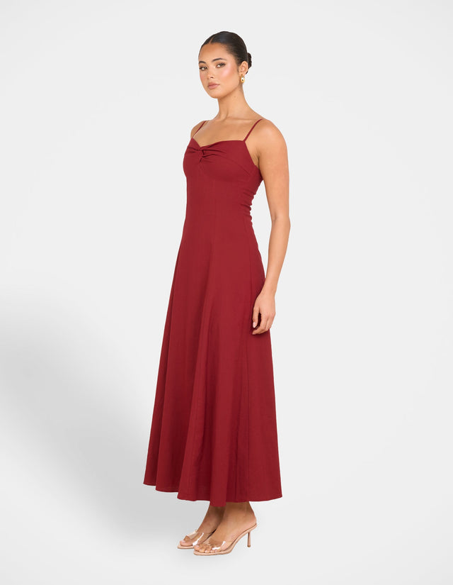 Layla Twist Front Maxi Dress