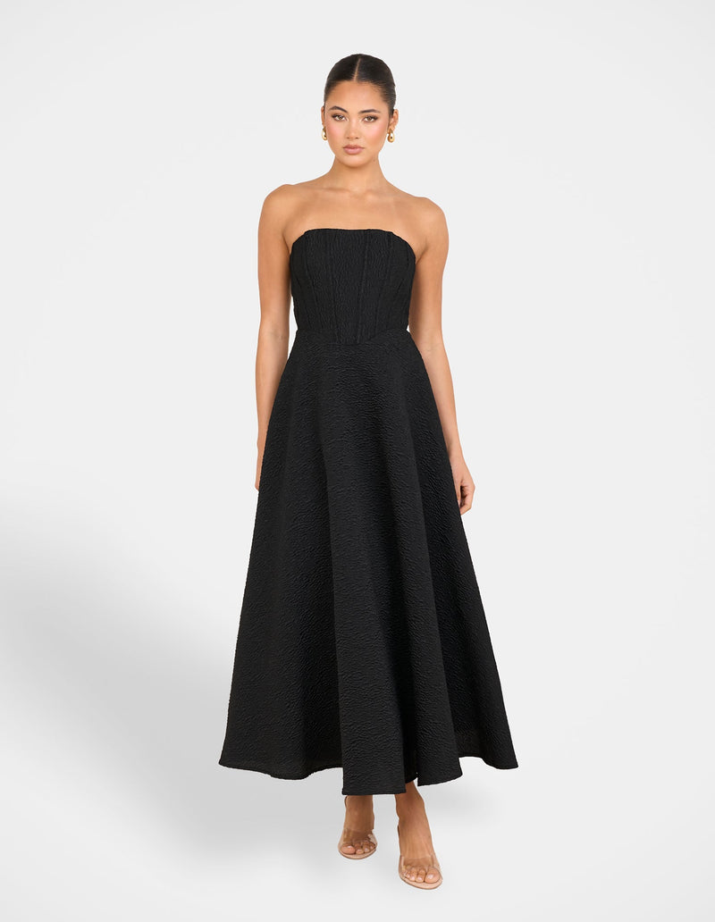 Ita Strapless Midi Dress