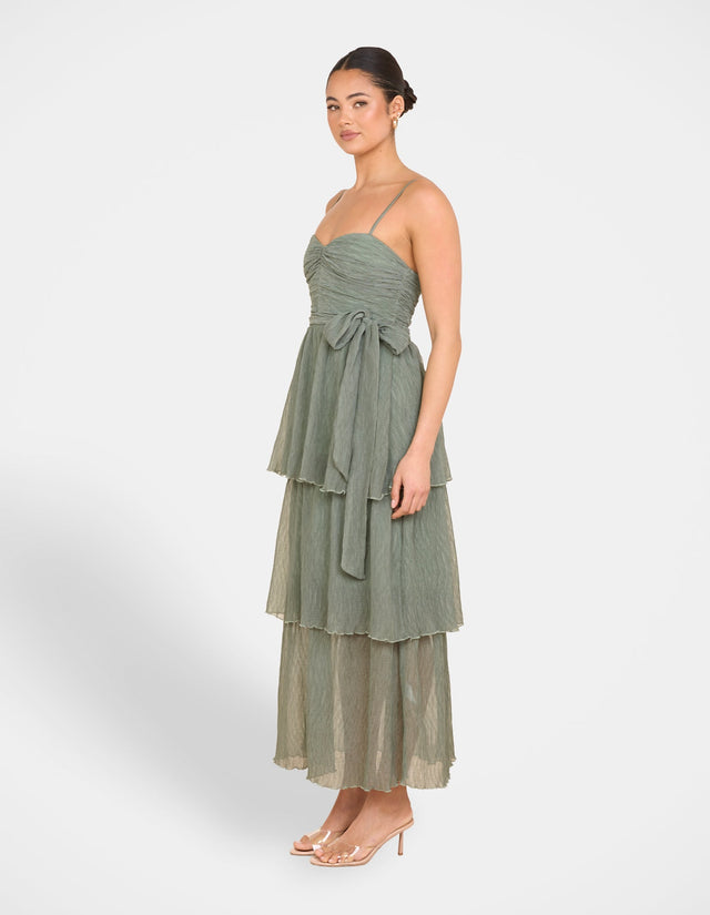 Regina Ruched Maxi Dress