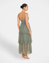 Regina Ruched Maxi Dress