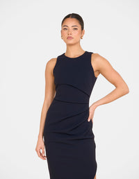 Kamika High Neck Midi Dress
