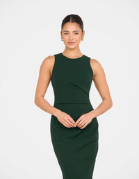 Kamika High Neck Midi Dress