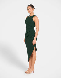 Kamika High Neck Midi Dress