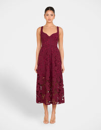 Martina Sweetheart Midi Dress