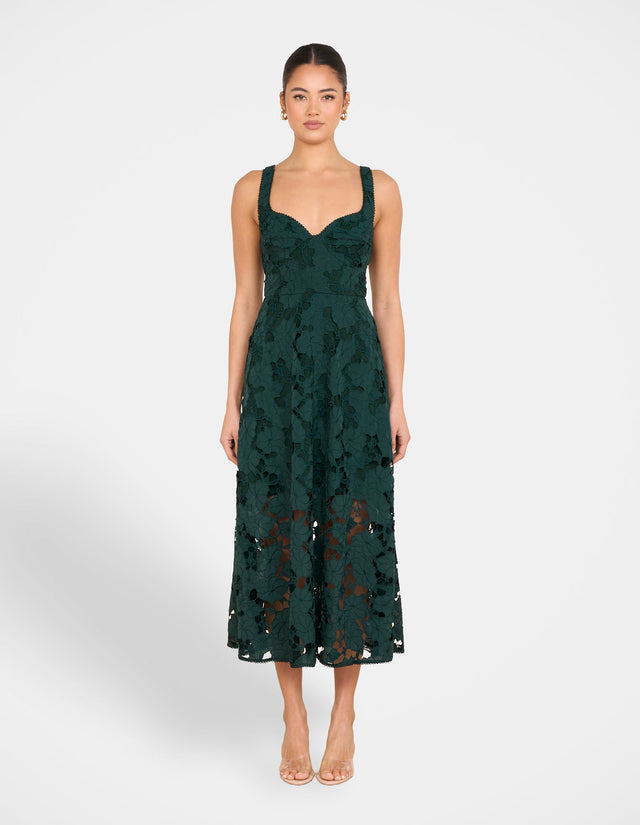 Martina Sweetheart Midi Dress