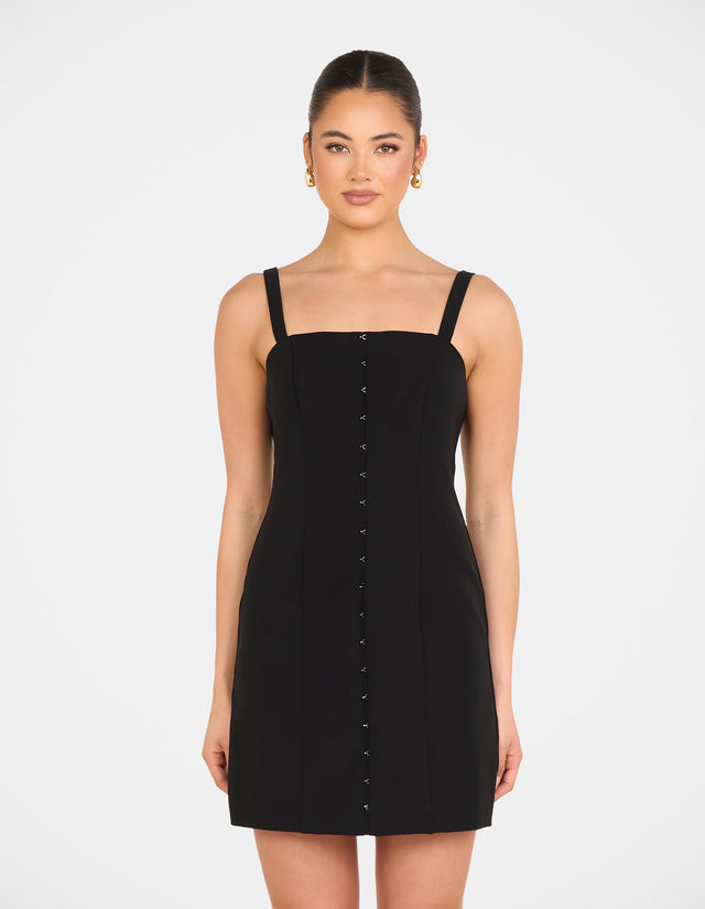 Luis Straight Neck Mini Dress