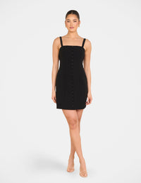 Luis Straight Neck Mini Dress