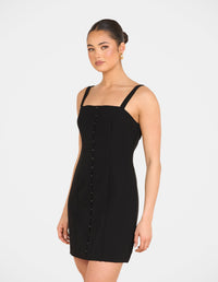 Luis Straight Neck Mini Dress