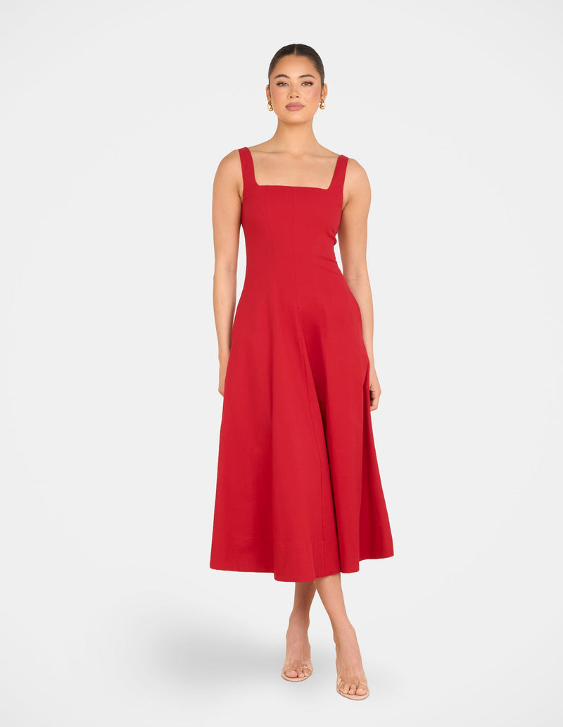 Elliot Square Neck Midi