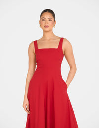 Elliot Square Neck Midi