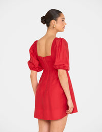 Cade Puff Sleeve Mini Dress
