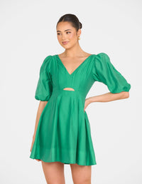 Cade Puff Sleeve Mini Dress
